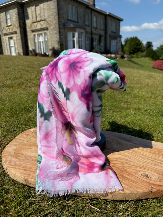 Leonardslee Floral Scarf